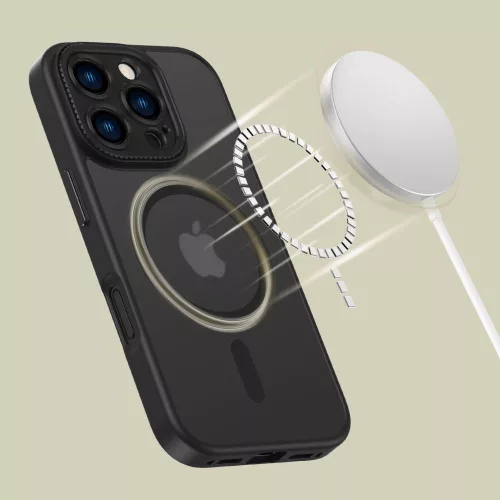 Tech-protect magcam magsafe iPhone 16 Pro tok - matt fekete