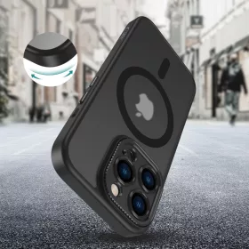   Tech-protect magcam magsafe iPhone 16 Pro Max tok - matt fekete