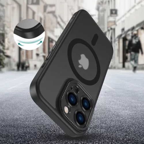 Tech-protect magcam magsafe iPhone 16 Pro Max tok - matt fekete