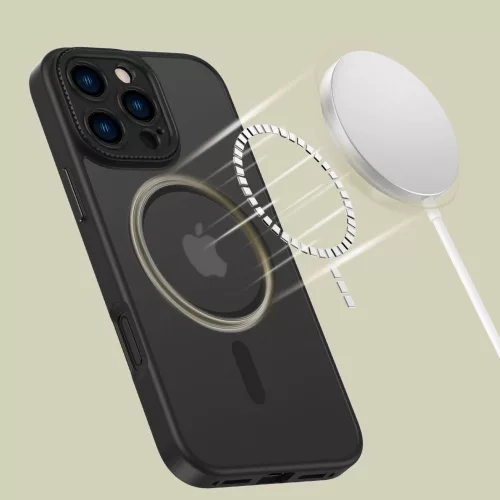 Tech-protect magcam magsafe iPhone 16 Pro Max tok - matt fekete