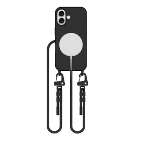  Tech-Protect MagNecklace MagSafe tok Apple iPhone 16 készülékhez - Fekete