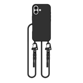   Tech-Protect MagNecklace MagSafe tok Apple iPhone 16 készülékhez - Fekete