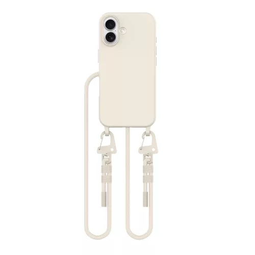Tech-Protect MagNecklace MagSafe tok Apple iPhone 16 készülékhez - Cosmic latte