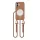 Tech-Protect MagNecklace MagSafe tok Apple iPhone 16 készülékhez - Csokoládé barna