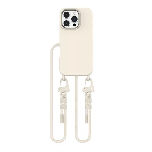 Tech-Protect MagNecklace MagSafe tok Apple iPhone 16 Pro Max készülékhez - Cosmic latte