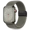 Tech-Protect Nylonmag Apple Watch szíj 44/45/46/49 mm - Olive Grey