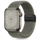 Tech-Protect Nylonmag Apple Watch szíj 44/45/46/49 mm - Olive Grey