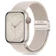 Tech-Protect Nylonmag Apple Watch szíj 40/41/42 mm - Natural Titanium