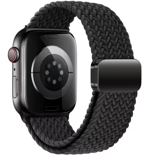 Tech-Protect Nylonmag Apple Watch szíj 40/41/42 mm - fekete