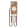 Tech-protect magnecklace magsafe iPhone 15 nyakpántos telefontok csokoládébarna