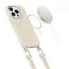 Tech-protect Magnecklace Magsafe iPhone 15 pro kozmikus krém