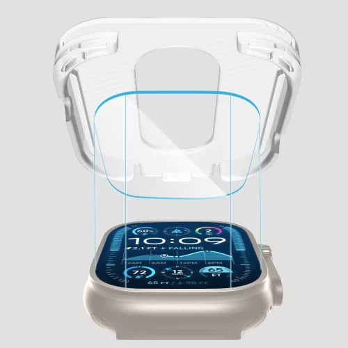 Tech-Protect Easy Set+ Apple Watch üvegfólia (2 db) - 49 mm