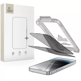   Tech-Protect Quick Set Spy+ 2-Pack iPhone 14 Pro privacy edzett üveg