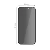 Tech-Protect Quick Set Spy+ 2-Pack iPhone 14 Pro privacy edzett üveg