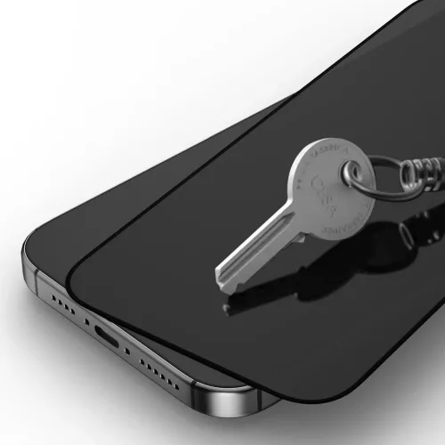 Tech-protect quick set spy+ 2in1 privát edzett üveg iPhone 16 Pro Max-hoz