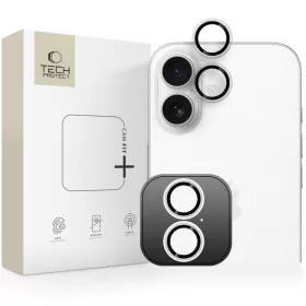   Tech-protect camring fit+ kamera védő iphone 16 / 16 plus / 17 - átlátszó