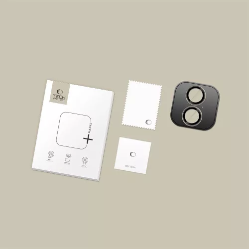Tech-protect camring fit+ kameravédő iphone 16/16 plus/17 fekete