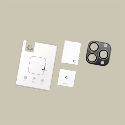 Tech-Protect Camring Fit+ kameravédő iPhone 14 Pro / Max / 15 Pro / Max / 16 Pro / Max / 17 Pro / Max fekete