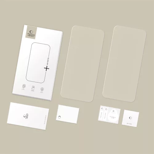 Tech-protect glass fit+ edzett üvegfólia iPhone 16 Pro / 17 / 17 pro - 2 darab