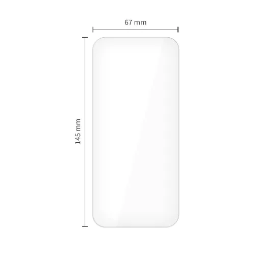Tech-protect glass fit+ edzett üvegfólia iPhone 16 Pro / 17 / 17 pro - 2 darab
