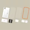 Tech-protect easy set+ edzett üvegfólia iphone 17-hez, 3 db-os csomag, átlátszó