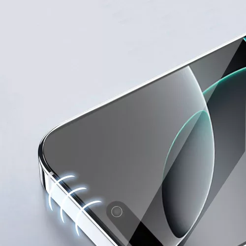 Tech-protect easy set+ edzett üveg kijelzővédő 3 db-os csomag iPhone 16 Pro / 17 pro számára - átlátszó