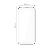 Tech-protect quick set+ edzett üveg képernyővédő iPhone 17 Pro fekete 2db
