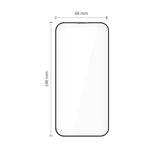 Tech-protect quick set+ edzett üveg képernyővédő iPhone 17 Pro fekete 2db