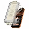 Tech-protect quick set+ edzett üveg képernyővédő iPhone 17 Pro fekete 2db