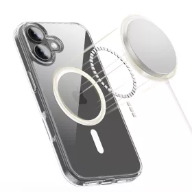  Tech-protect flexair hybrid magsafe iphone 17 ütésálló tok - átlátszó