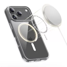  Tech-protect flexair hybrid magsafe iPhone 17 Pro átlátszó telefontok