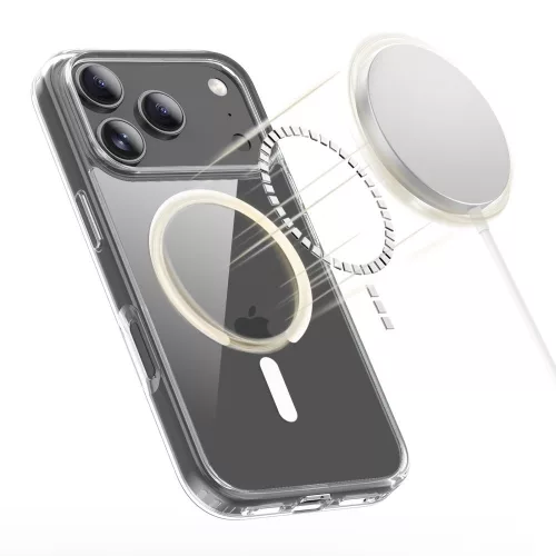 Tech-protect flexair hybrid magsafe iPhone 17 Pro átlátszó telefontok