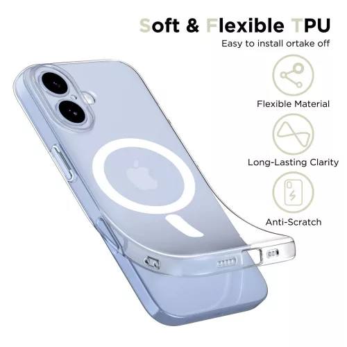 Tech-protect flexair magsafe iphone 17 clear
