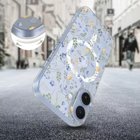   Tech-protect flexair magsafe iphone 17 spring flowers védőtok -