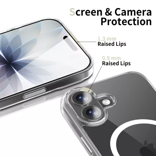 Tech-protect flexair hybrid cc magsafe iphone 17 átlátszó tok