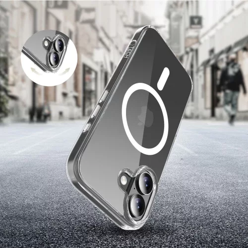 Tech-protect flexair hybrid cc magsafe iphone 17 átlátszó tok