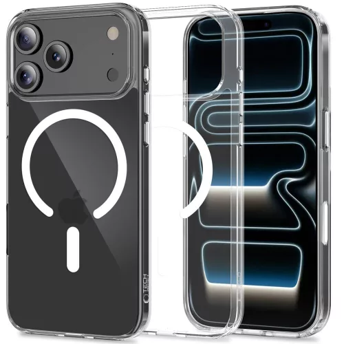 Tech-protect flexair hybrid cc magsafe iPhone 17 Pro Max tiszta