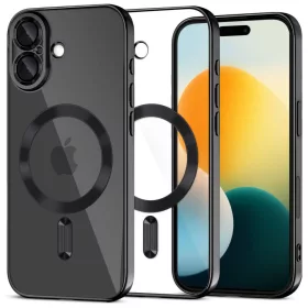 Tech-protect magflex magsafe iphone 17 fényes fekete tok