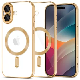 Tech-protect magflex magsafe iphone 17 shiny gold