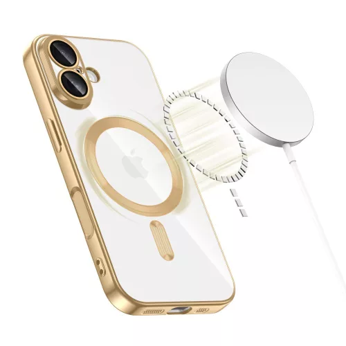 Tech-protect magflex magsafe iphone 17 shiny gold