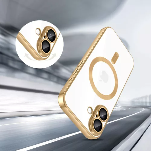 Tech-protect magflex magsafe iphone 17 shiny gold