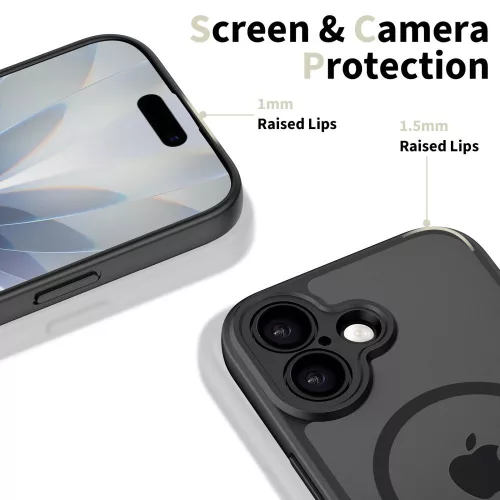 Tech-protect basicmag magsafe iphone 17 matt fekete telefontok