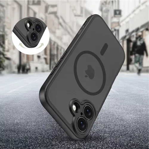 Tech-protect basicmag magsafe iphone 17 matt fekete telefontok