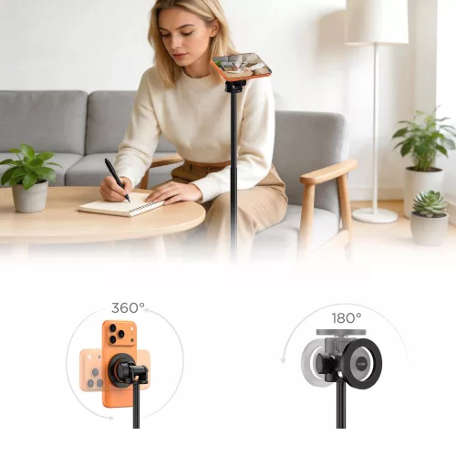 Tech-Protect L03S MagSafe Bluetooth szelfibot állvány - fekete