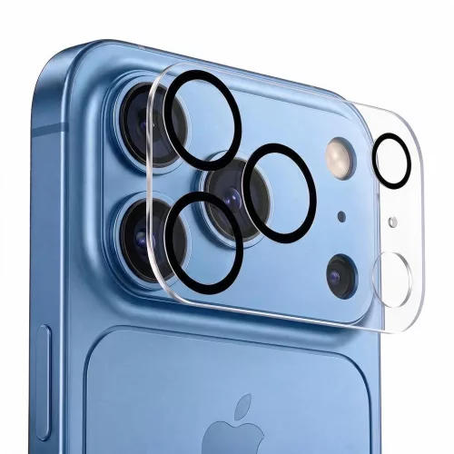 Tech-Protect Cam-Fit kameravédő, Apple iPhone 18 Pro - Clear