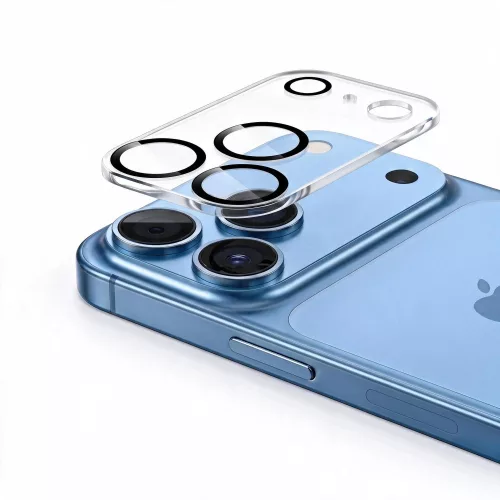 Tech-Protect Cam-Fit kameravédő, Apple iPhone 18 Pro Max - Clear
