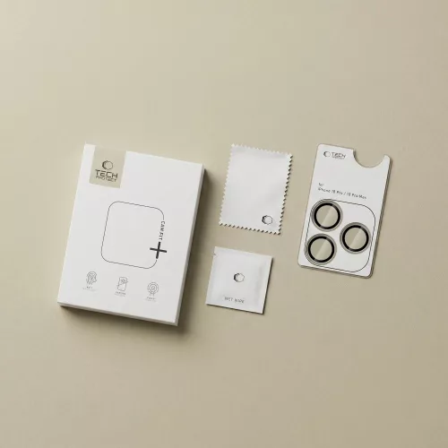 Tech-Protect CamRing Fit kameravédő, Apple iPhone 18 Pro Max - Clear