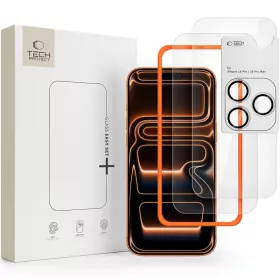   Tech-Protect Easy Set 3 Pack üvegfólia, Apple iPhone 18 Pro - Clear
