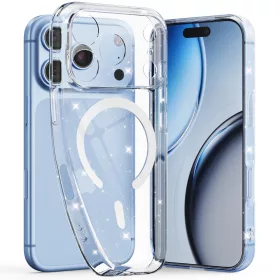   Tech-Protect FlexAir MagSafe tok, Apple iPhone 17 Pro / 18 Pro - Glitter -