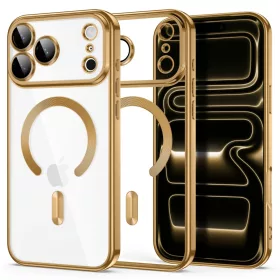   Tech-Protect MagFlex MagSafe tok, Apple iPhone 17 Pro / 18 Pro - Shiny Gold
